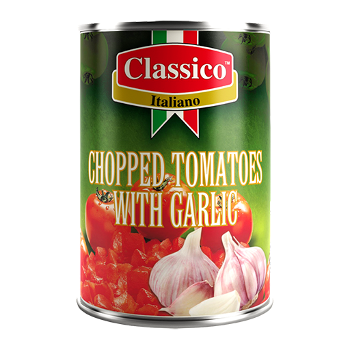 Chopped Tomatoes with Garlic 400gr