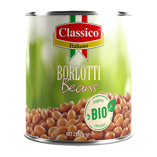 BIO Borlotti Beans 2550gr